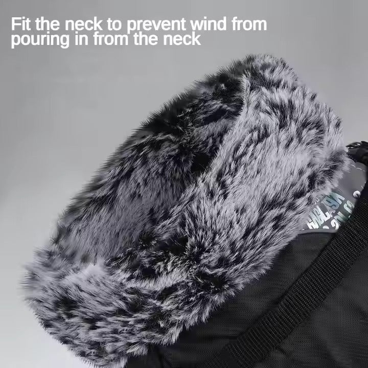 Luxury XXL Dog Coat Winter Warm Reflective Shell Jacket for Large Dogs Cotton with Thickened Fleece Lining Popular Pet Clothing