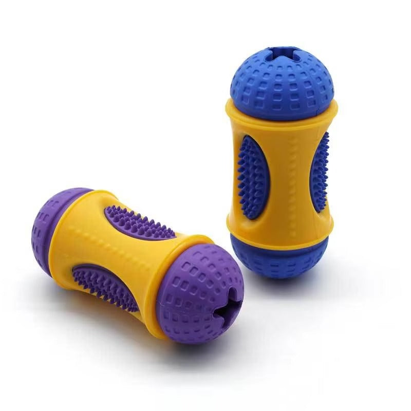 Pet Molar Toy Dog Chewing Interactive Fun Rubber Dog Chew Gum Resistant to Bite and Leakage