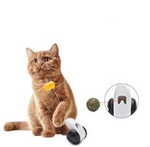 Pet Supplies Tumbler LED Balance Swing Car Cat Relieve Boredom Amuse Cat Toys Pet Interactive Toys