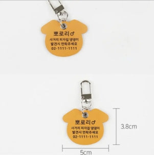 Factory Modern Latest Custom-made Custom Dog Tag Portable Pet Collar Leash Tag Personalized Leather Dog Tag