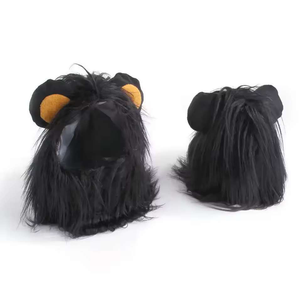 Hot Cute Lovely Cat Long Hair Party Headgear Cosplay Accessories Halloween lion Mane Wig Fancy Costume Ear Cartoon Pet Hat