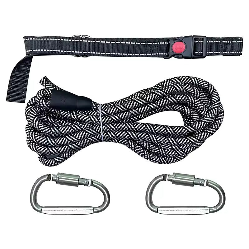 Multi-Color Reflective Anti-Wind Outdoor Dog Leash Solid Pattern Pet Rope with Hand-Holding Feature Pet Supplies