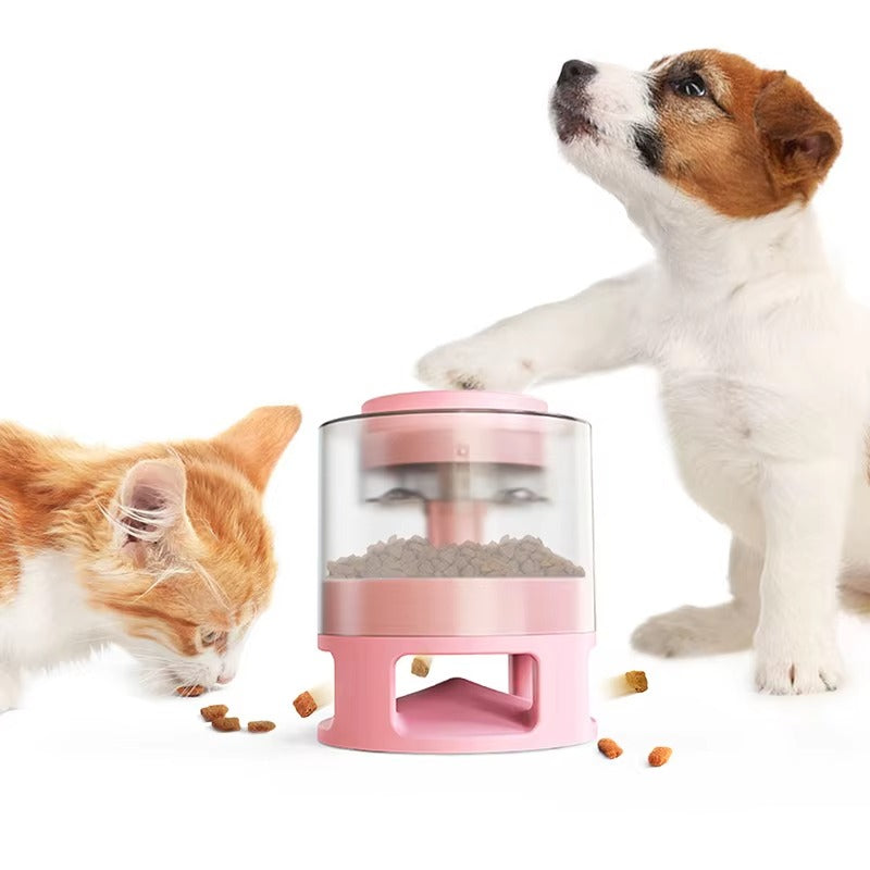 Dual Use Dog Feeder Cat Toy Spilled Food Dog Bowl
