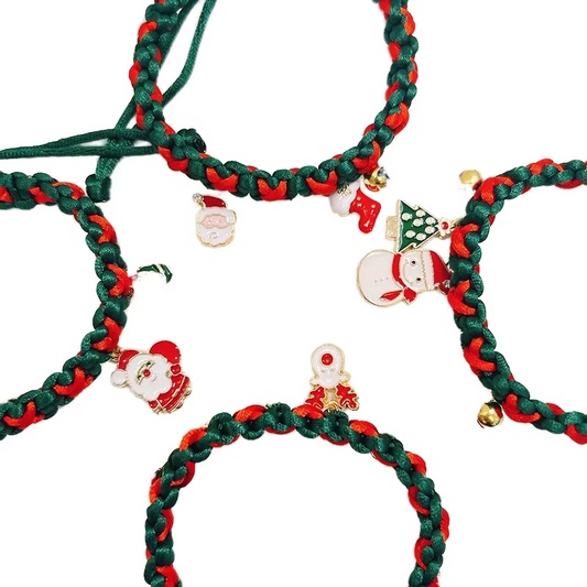 Cute Christmas Cat Scarf Pet Collar with Bell Ornaments Bow Tie Holiday Decorations Pet Supplies for Cats and Dogs