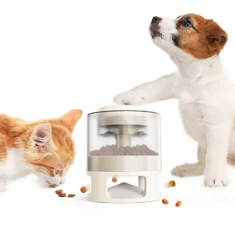 Dual Use Dog Feeder Cat Toy Spilled Food Dog Bowl