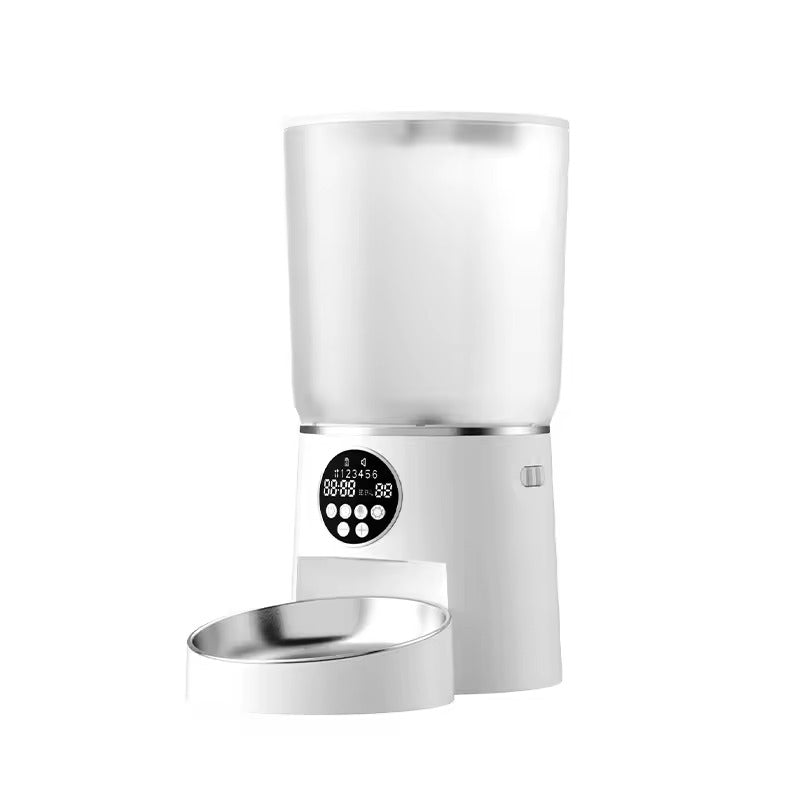 Pet Automatic Feeder Cat and Dog Food Regular Quantitative Control of Food Intelligent Feeding Machine