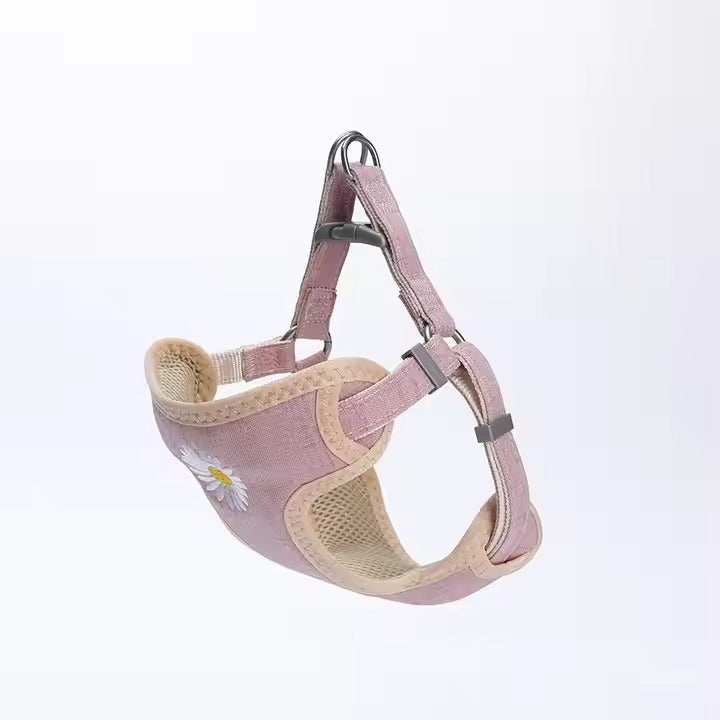 Mesh Cat Chest Harness Vest-style Clothes Traction Rope