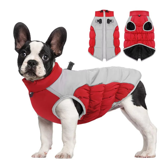 Luxury Cotton-Padded Winter Dog Clothes Cross-Border Pet Jacket for Medium to Large Dogs Outdoor Warm-Keeping Shell for Pups
