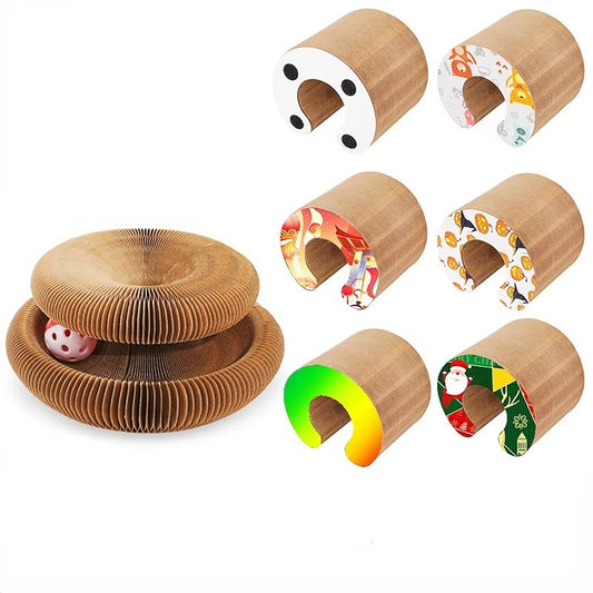 Magic Organ Scratching Board with Bell Cat Grinding Claw Climbing Frame Cat Accessories Cat Accordion