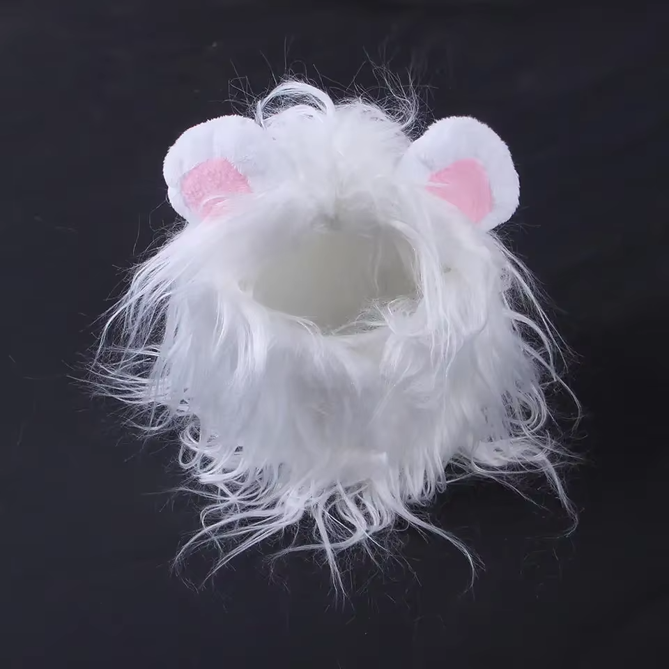 Hot Cute Lovely Cat Long Hair Party Headgear Cosplay Accessories Halloween lion Mane Wig Fancy Costume Ear Cartoon Pet Hat