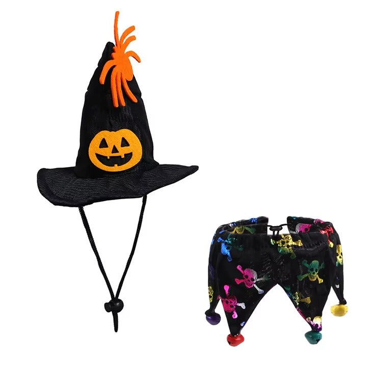 New Halloween Hat and Scarf Cat Cape Hat Set