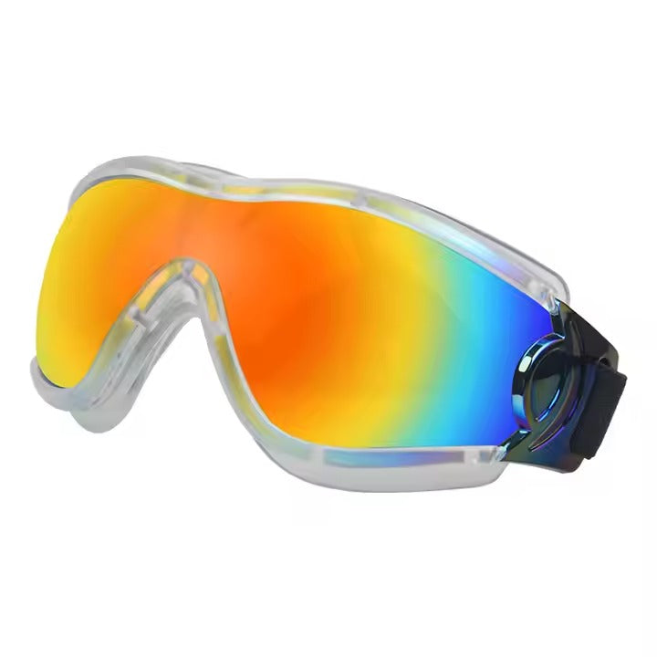 Adjustable Strap Dog Sunglasses - UV Protection Waterproof Goggles for Large Dogs - Foldable Pet Sunglasses