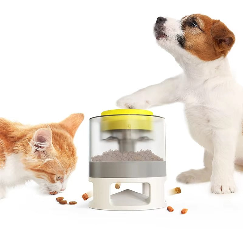 Dual Use Dog Feeder Cat Toy Spilled Food Dog Bowl