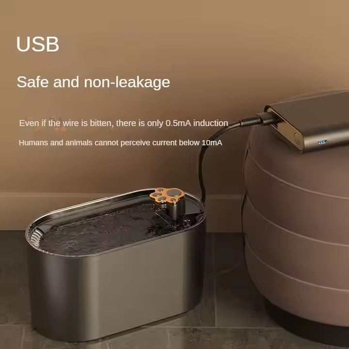Pet Supplies Large Capacity Automatic Water Dispenser Smart Dog Cat Drinking Water Filter Fountain Pet Smart Water Fountain Mute